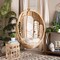Baxton Studio Umika Modern Bohemian Natural Brown Rattan Hanging Chair 226-13119-ZORO - alternate 6